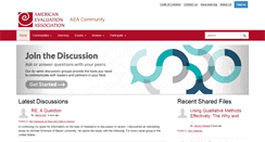 Desktop Screenshot of comm.eval.org