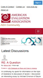 Mobile Screenshot of comm.eval.org